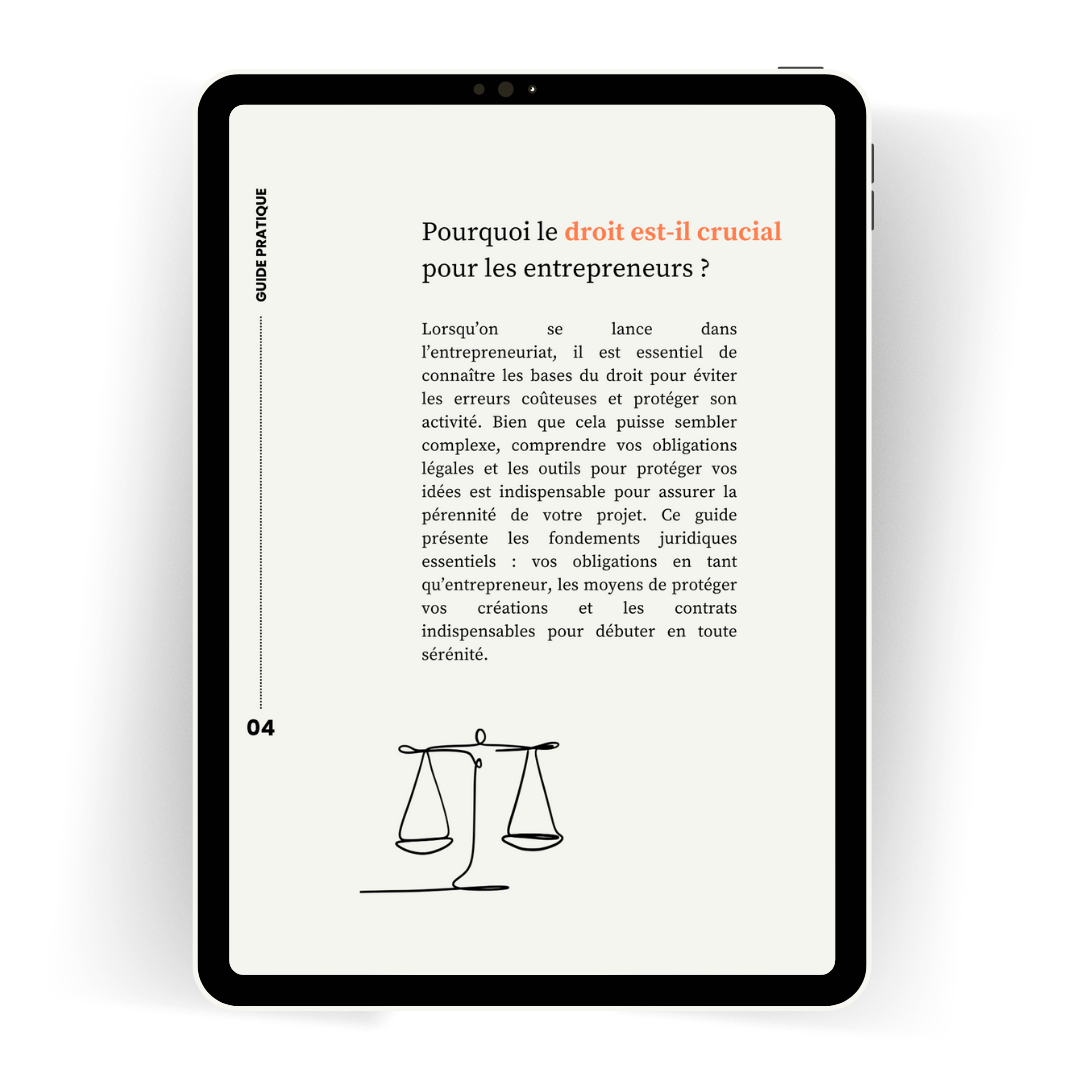 les bases du droit entrepreneur