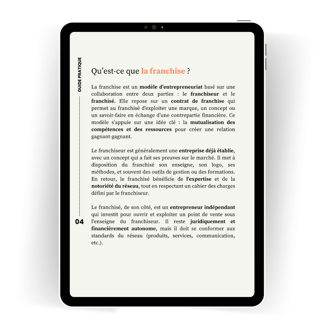 Guide pratique pour devenir franchisé