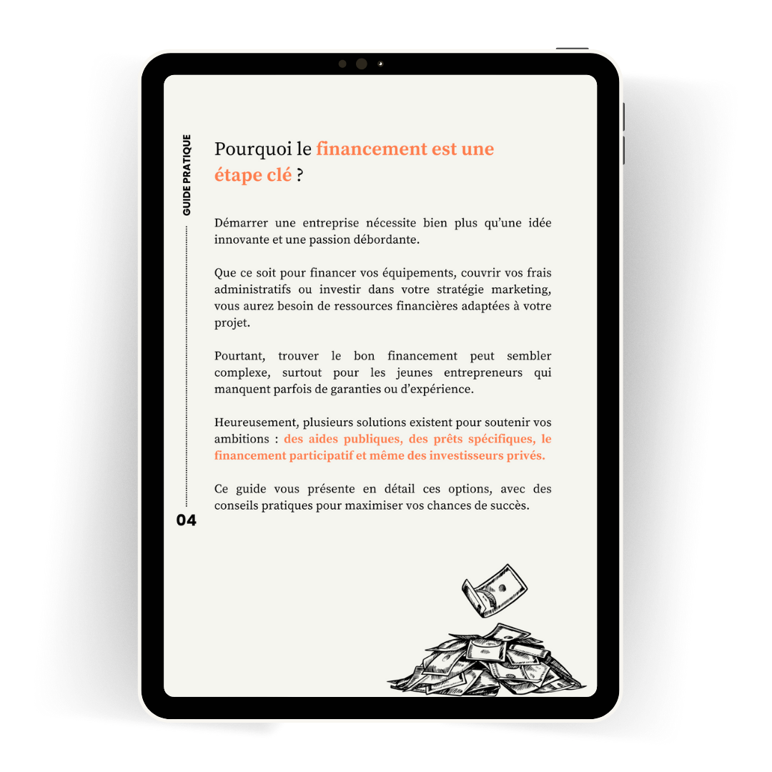 financements pour les jeunes entrepreneurs