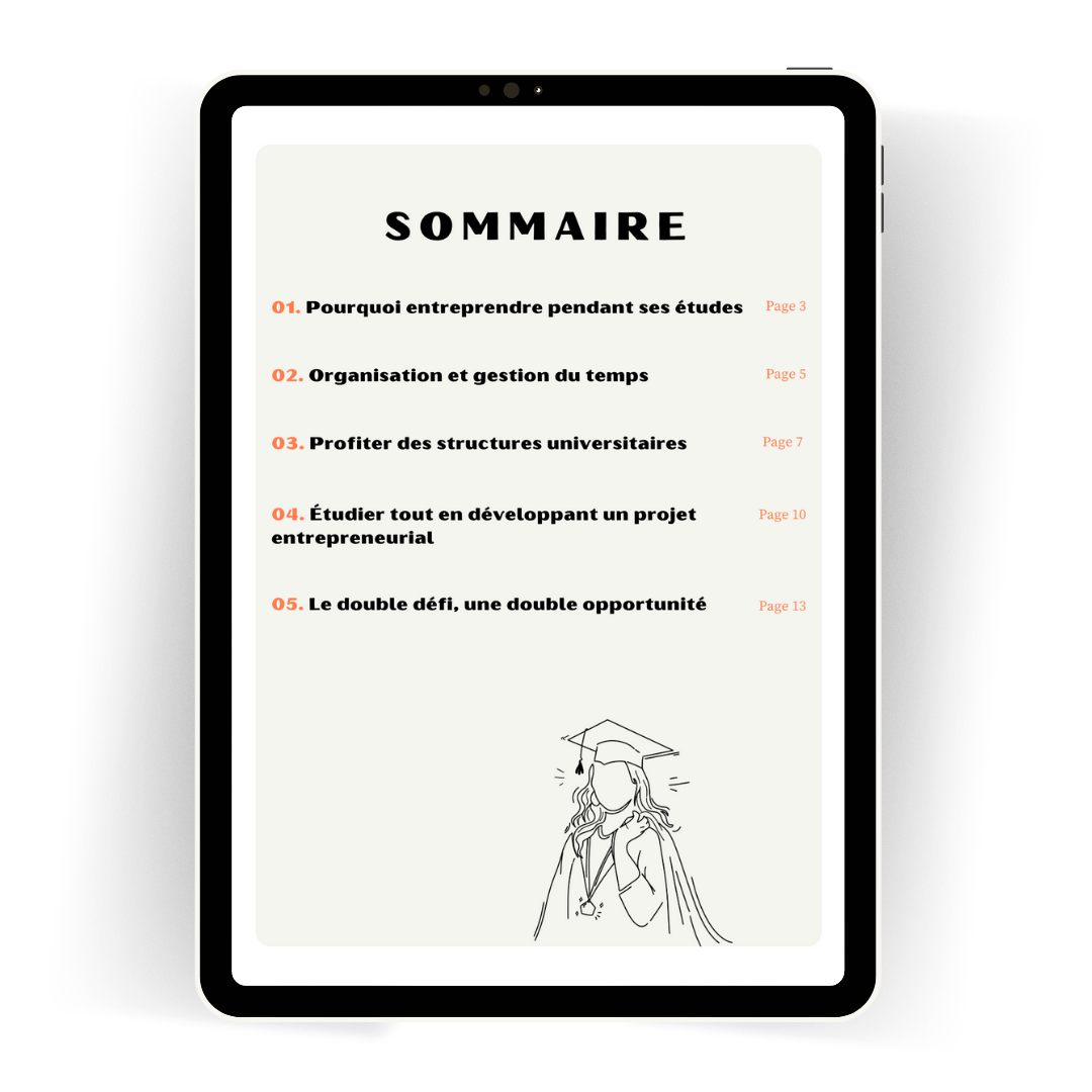 Concilier études et entrepreneuriat