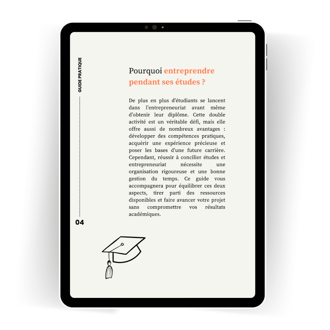 Concilier études et entrepreneuriat